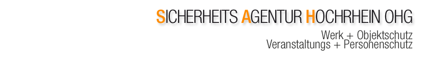 Werkschutz Objektschutz